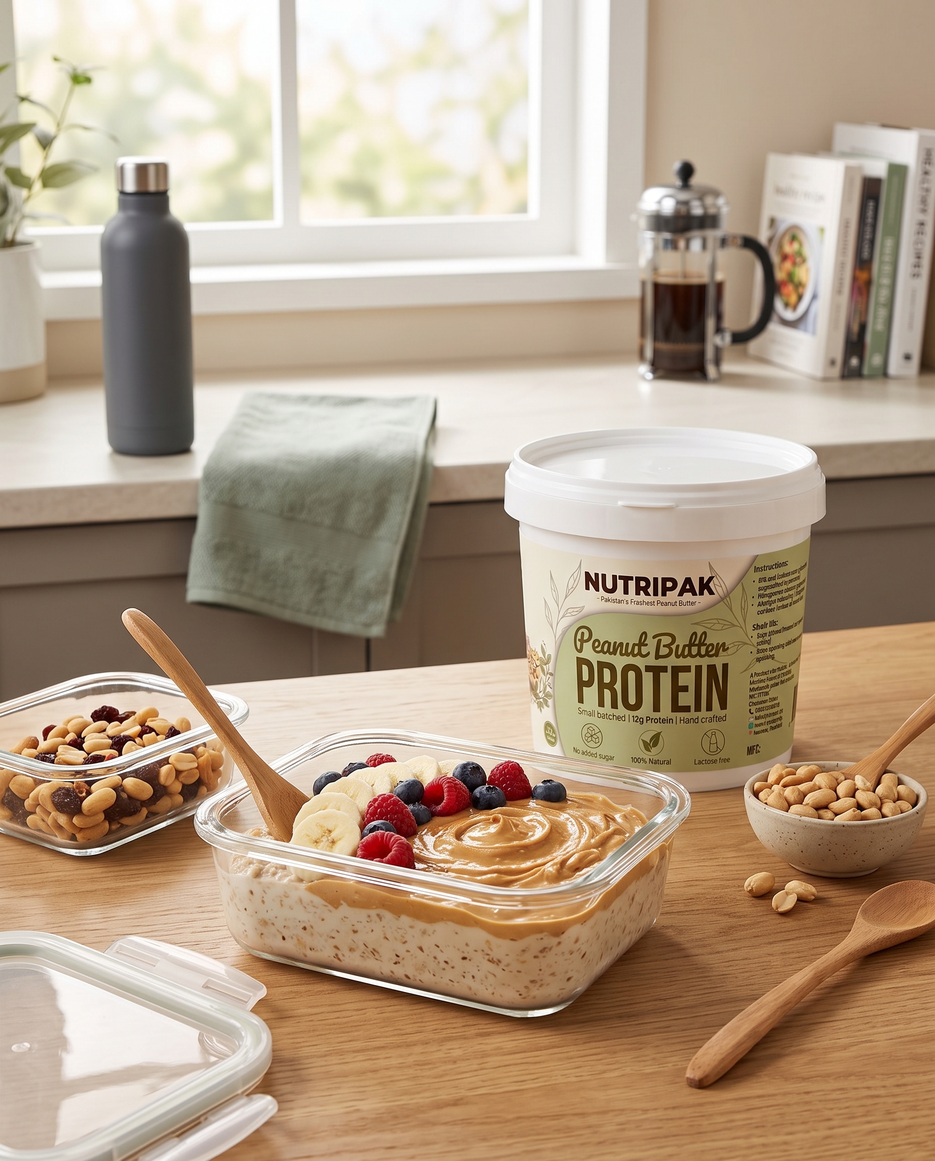 Nutripak Protein Peanut Butter 12g Protein, Lactose Free, Whey Free - Image 9
