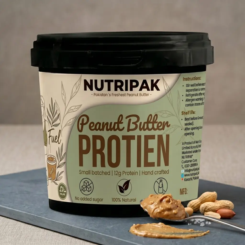 Nutripak Protein Peanut Butter – 12g Protein, Lactose Free, Whey Free